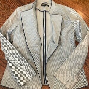 Lafayette 148 blazer Cotton sharp pinstripe